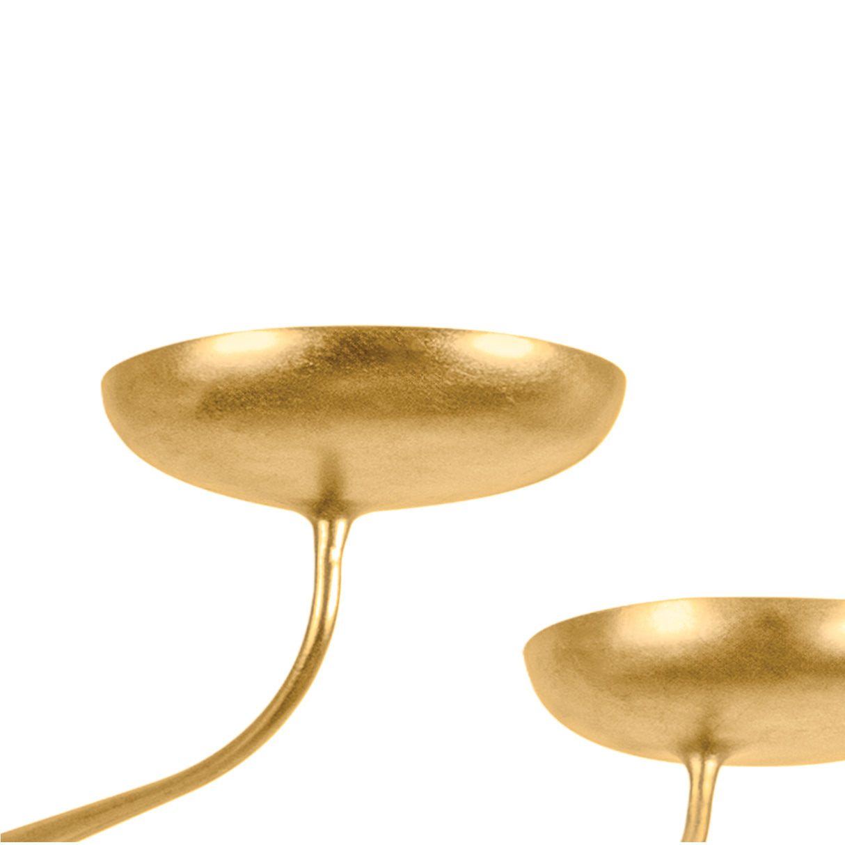 Reverie 10 Light LED Chandelier 63", Gold Leaf