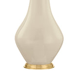Lucille Table Lamp, Glossy Cream
