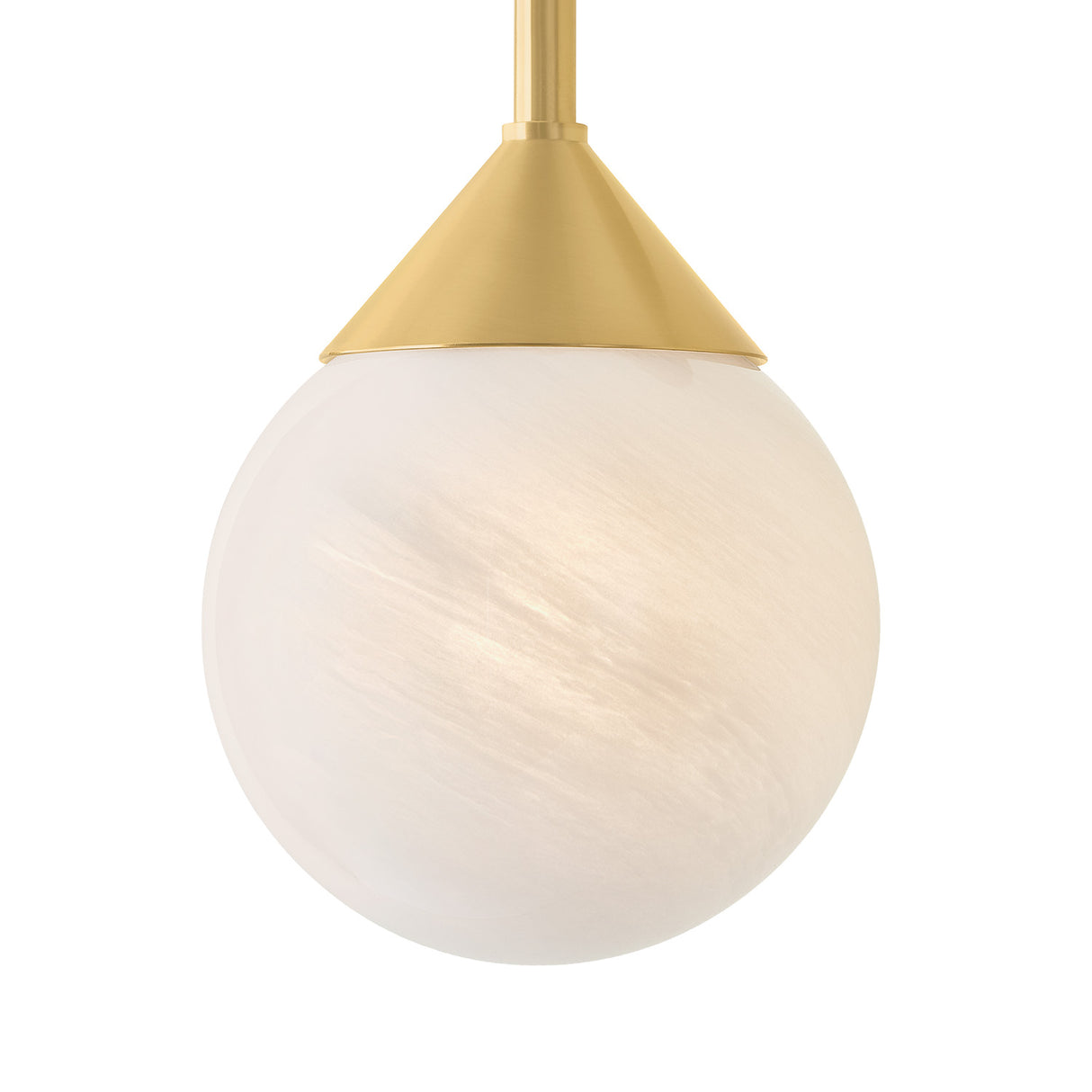 Isabella Wall Sconce 11", Aged Brass with Art Glass