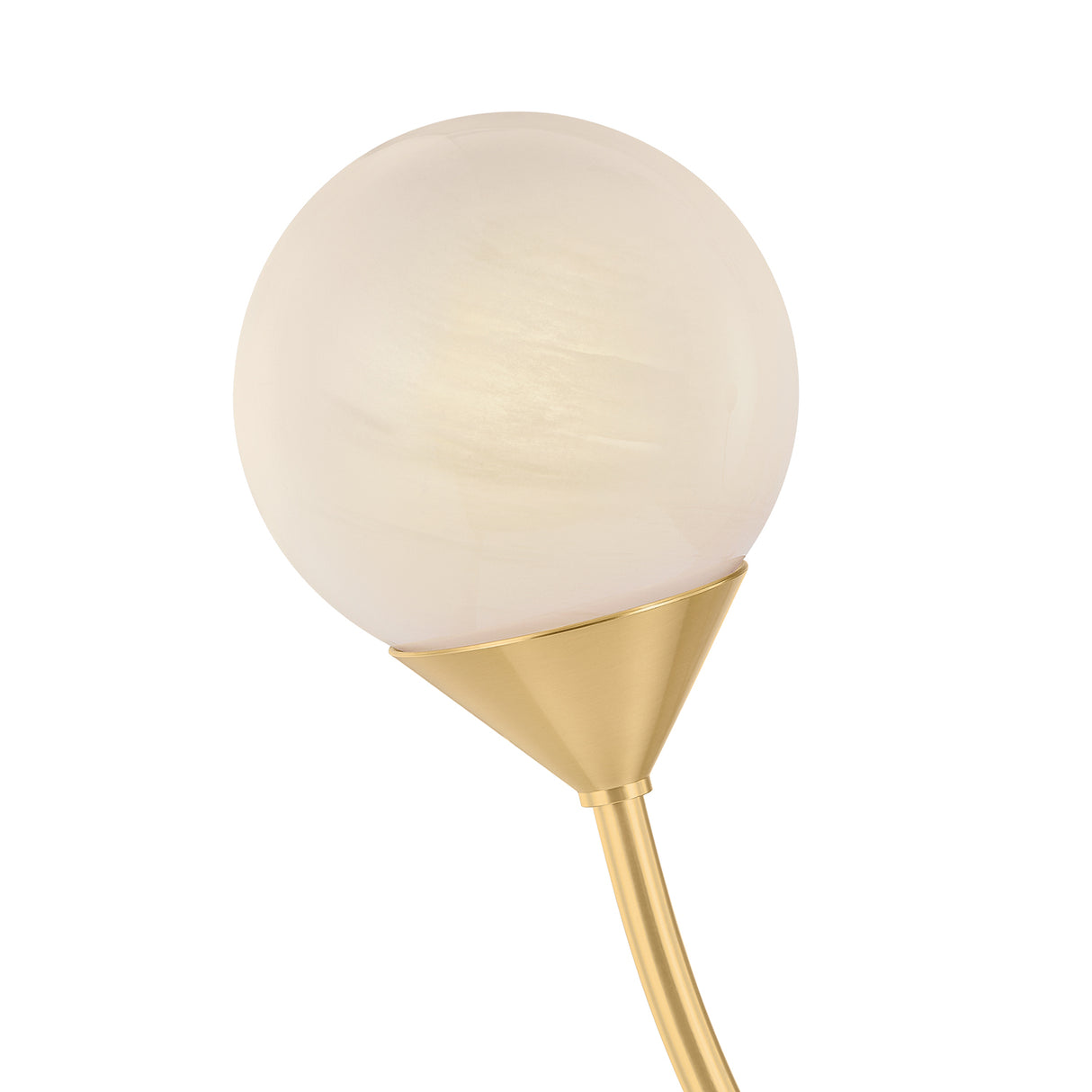 Isabella 3 Light Chandelier 36", Aged Brass with Art Glass