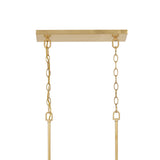 Alison Linear Chandelier 50", Antique Gold