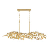 Alison Linear Chandelier 50", Antique Gold