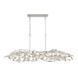 Alison Linear Chandelier 50", Antique Silver