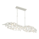 Alison Linear Chandelier 50", Matte White