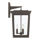 Radcliffe Outdoor Wall Light, Large 20", Old Bronze