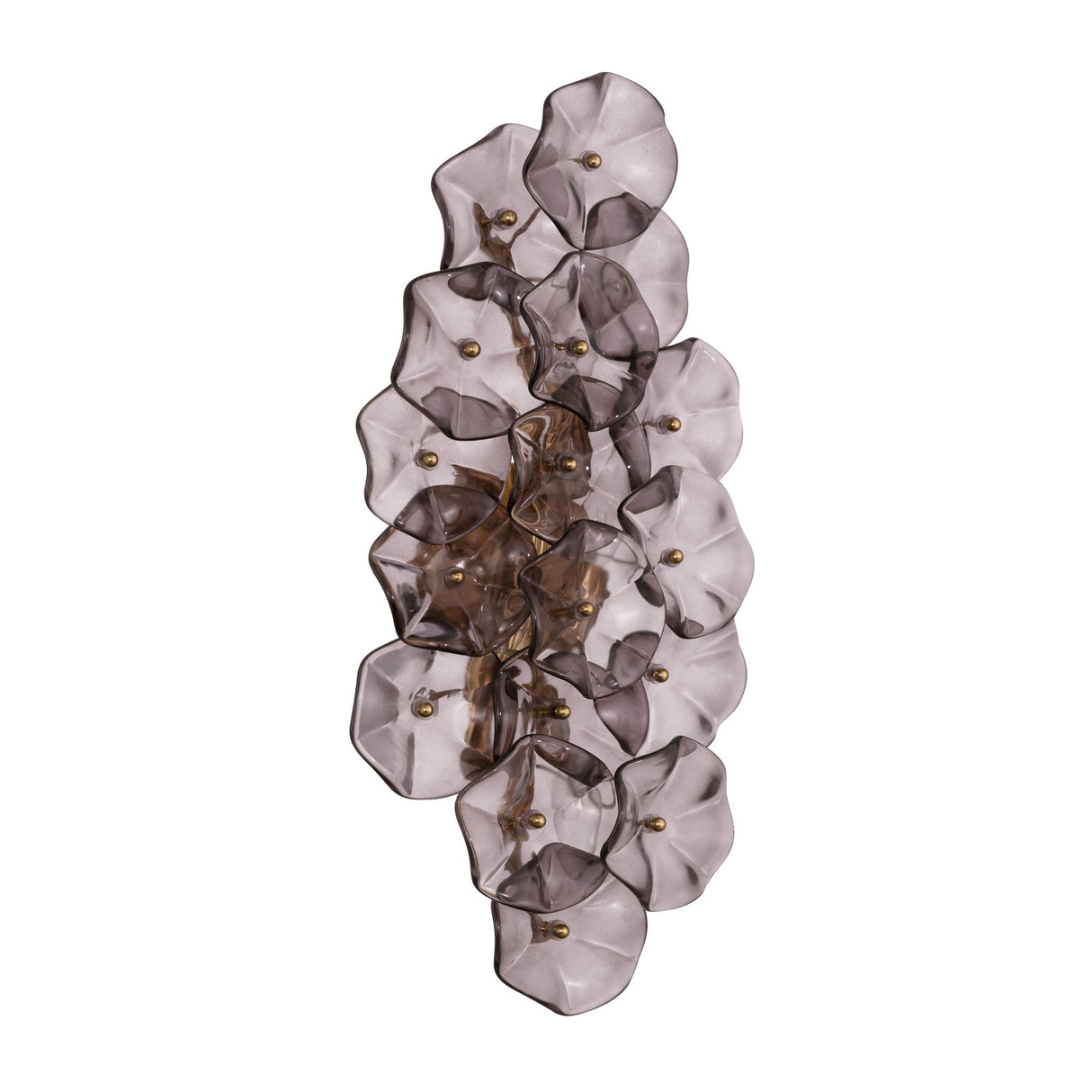 Layla Wall Sconce 23", Smoke Glass