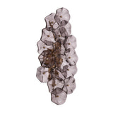 Layla Wall Sconce 23", Smoke Glass