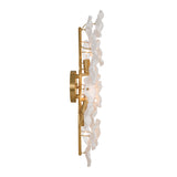 Layla Wall Sconce 23", White Glass