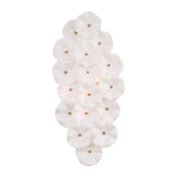 Layla Wall Sconce 23", White Glass