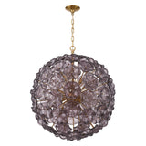Layla Extra Large Pendant 28", Smoke Glass