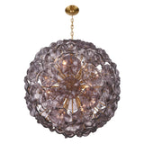 Layla Extra Large Pendant 28", Smoke Glass