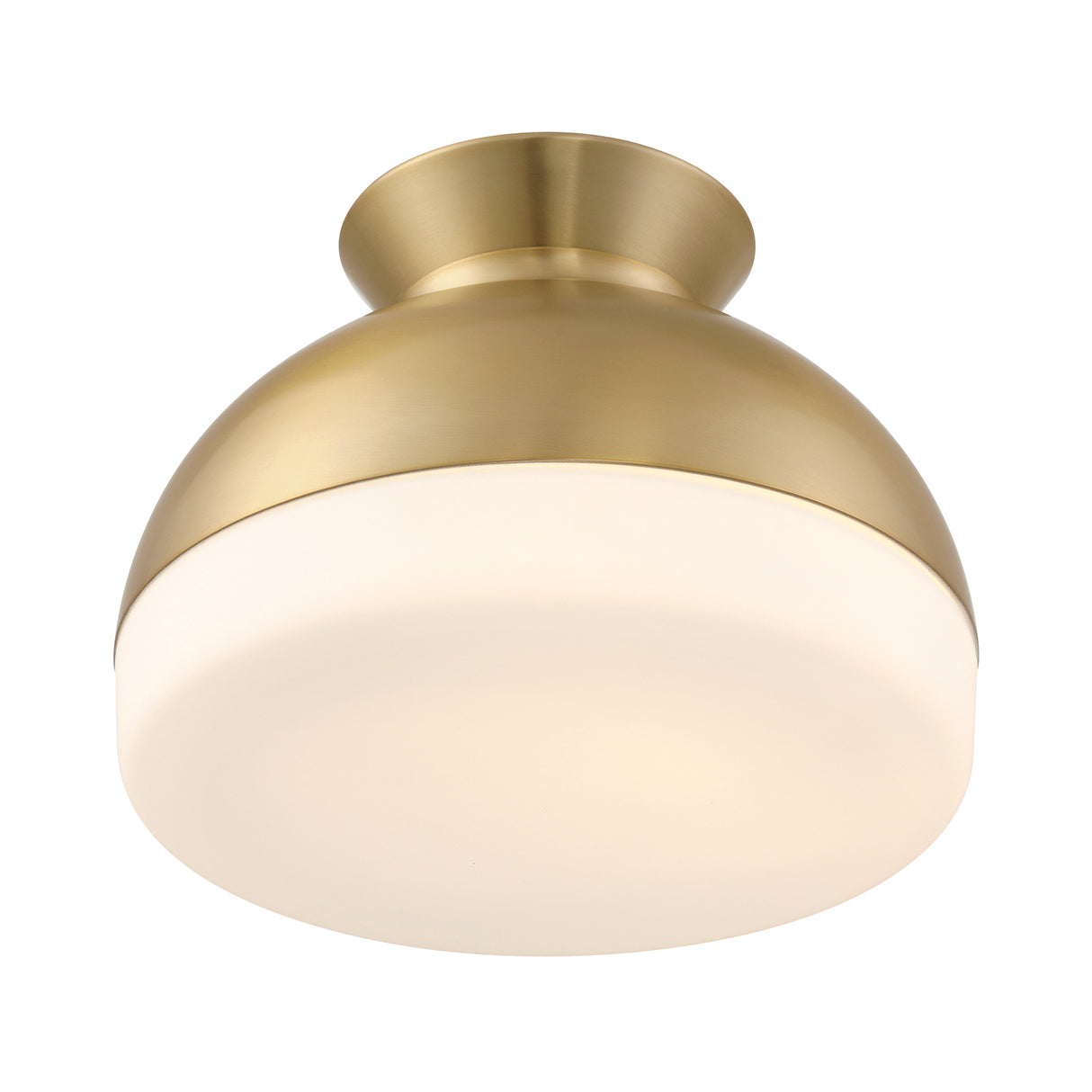 Elody Medium Flush Mount 15", Brass