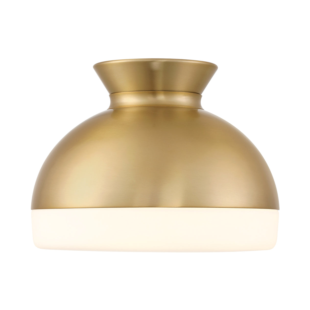 Elody Medium Flush Mount 15", Brass