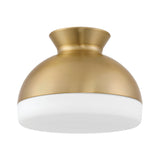 Elody Medium Flush Mount 15", Brass