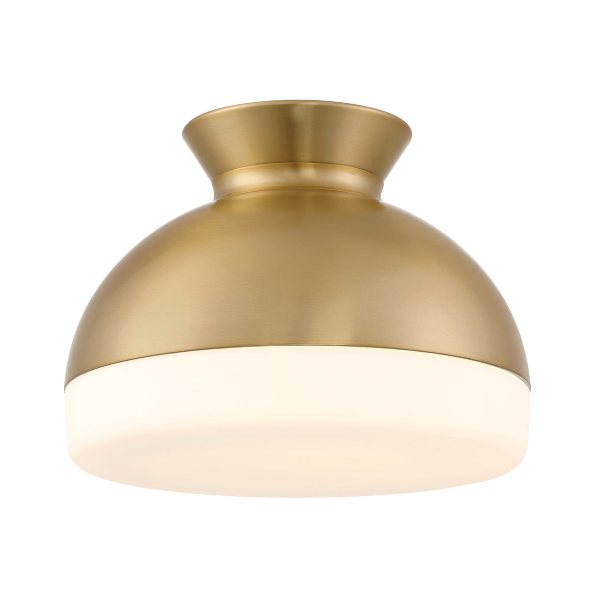 Elody Medium Flush Mount 15", Brass