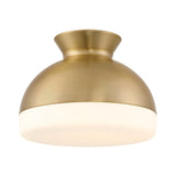 Elody Medium Flush Mount 15", Brass