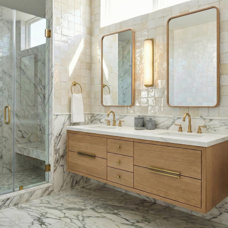 Abigail LED Wall Sconce 25", Aged Brass