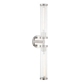Dexter 2 Light Wall Sconce 29", Polished Nickel
