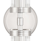 Dexter 2 Light Wall Sconce 29", Polished Nickel