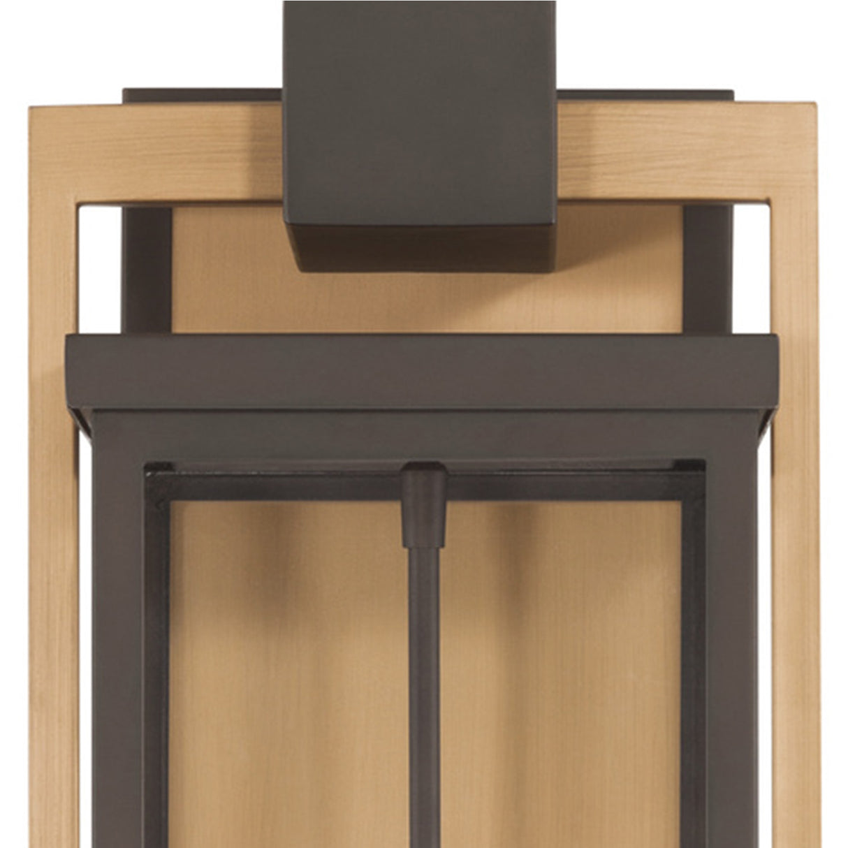 Quinlan Outdoor Wall Light, Medium 19", Bronze and Textured Gold