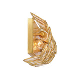 Aurelie 4 Light Vanity, Antique Gold and Capiz Shell