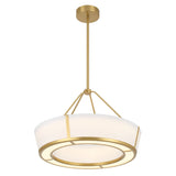 Hoyt LED Pendant 24", Antique Gold