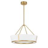 Hoyt LED Pendant 24", Antique Gold
