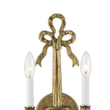 Etta 2 Light Wall Sconce 21", Heirloom Brass