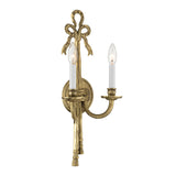 Etta 2 Light Wall Sconce 21", Heirloom Brass