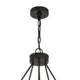 Arlo 22 Light Two-Tier Ring Chandelier 47", Matte Black and Alabaster