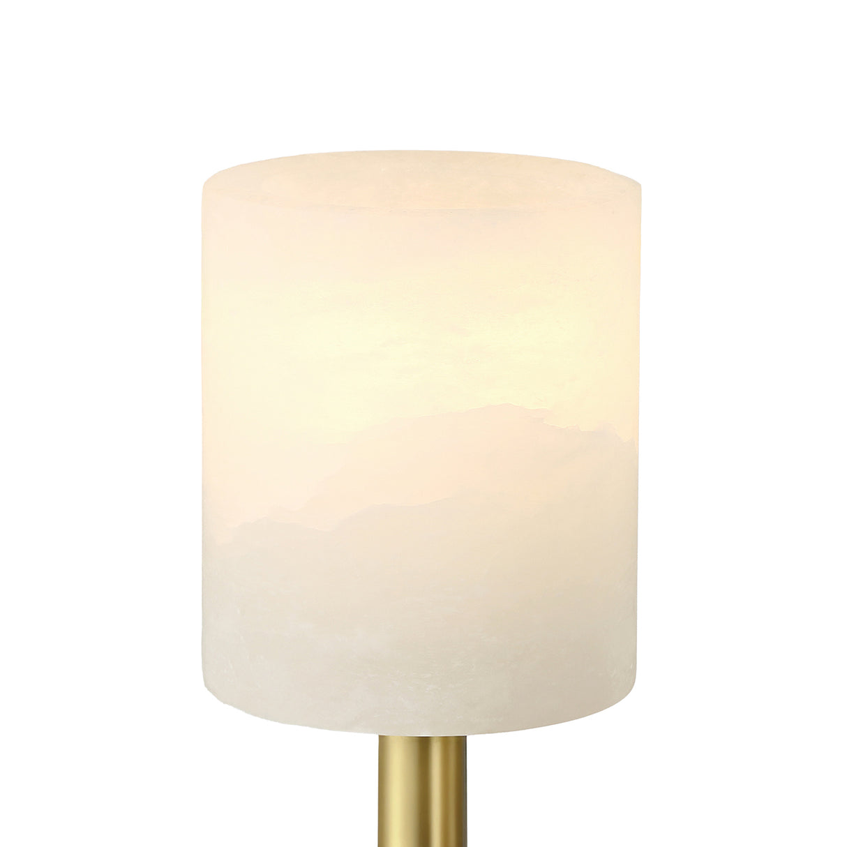 Arlo Wall Sconce 11", Soft Brass and Alabaster