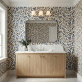 Atticus 3 Light Vanity, Chrome and Opal Glass