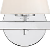 Atticus 3 Light Vanity, Chrome and Opal Glass