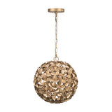 Florence Pendant 13", Soft Brass