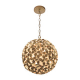 Florence Pendant 13", Soft Brass