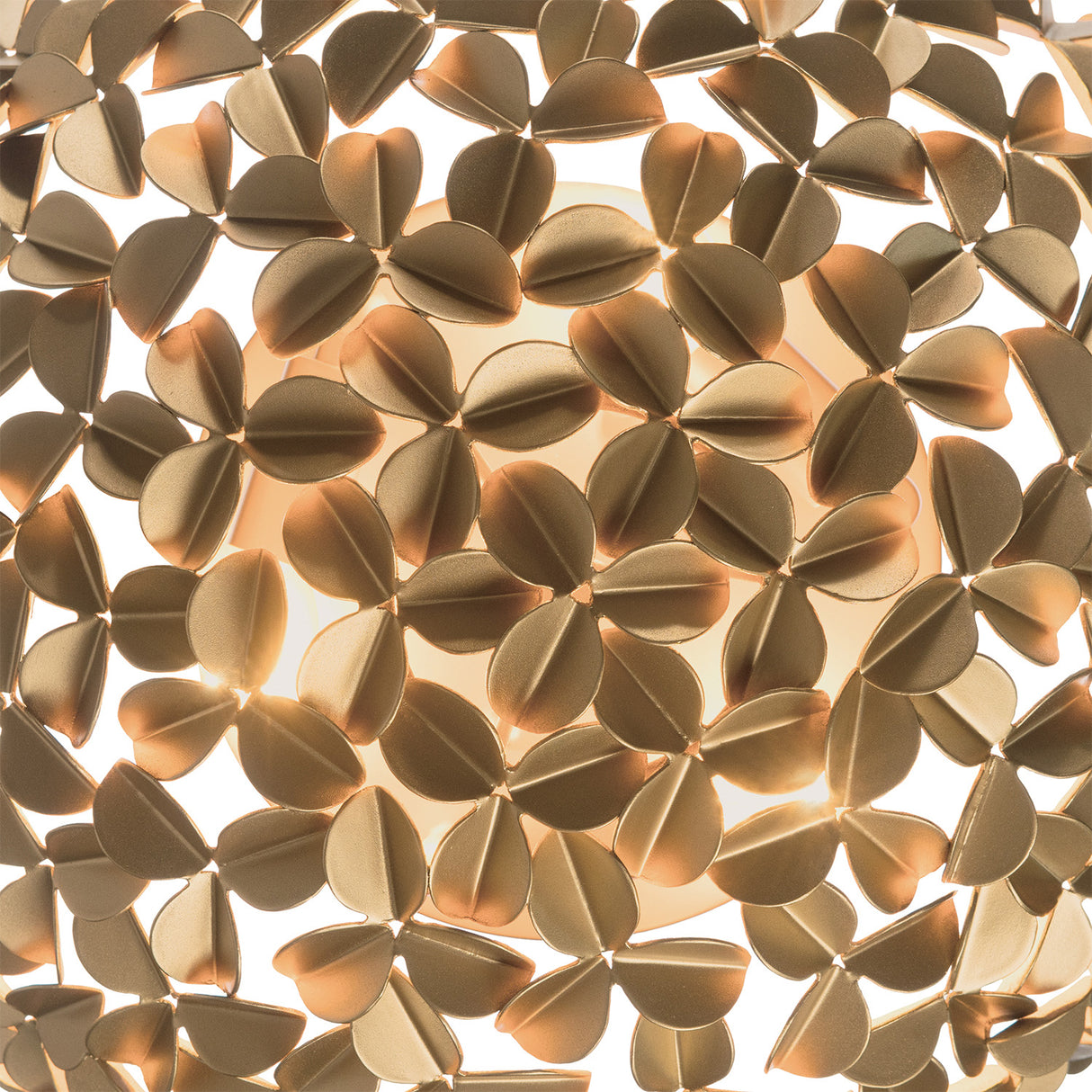 Florence Flush Mount 16", Soft Brass