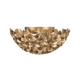 Florence Flush Mount 16", Soft Brass