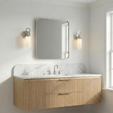 Finnian LED Wall Sconce 13", Polished Nickel