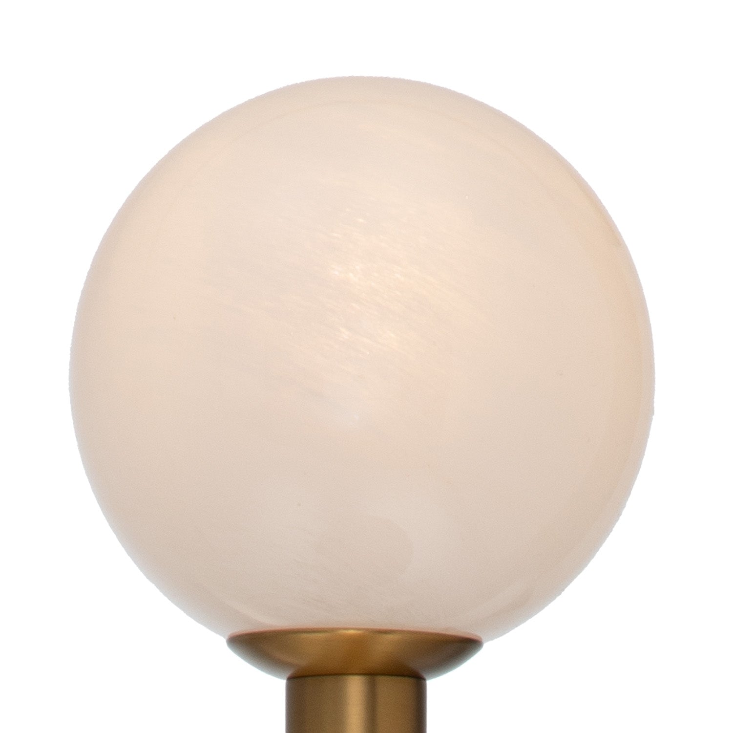 Ashton 2 Light Wall Sconce, Brass and Strie Glass