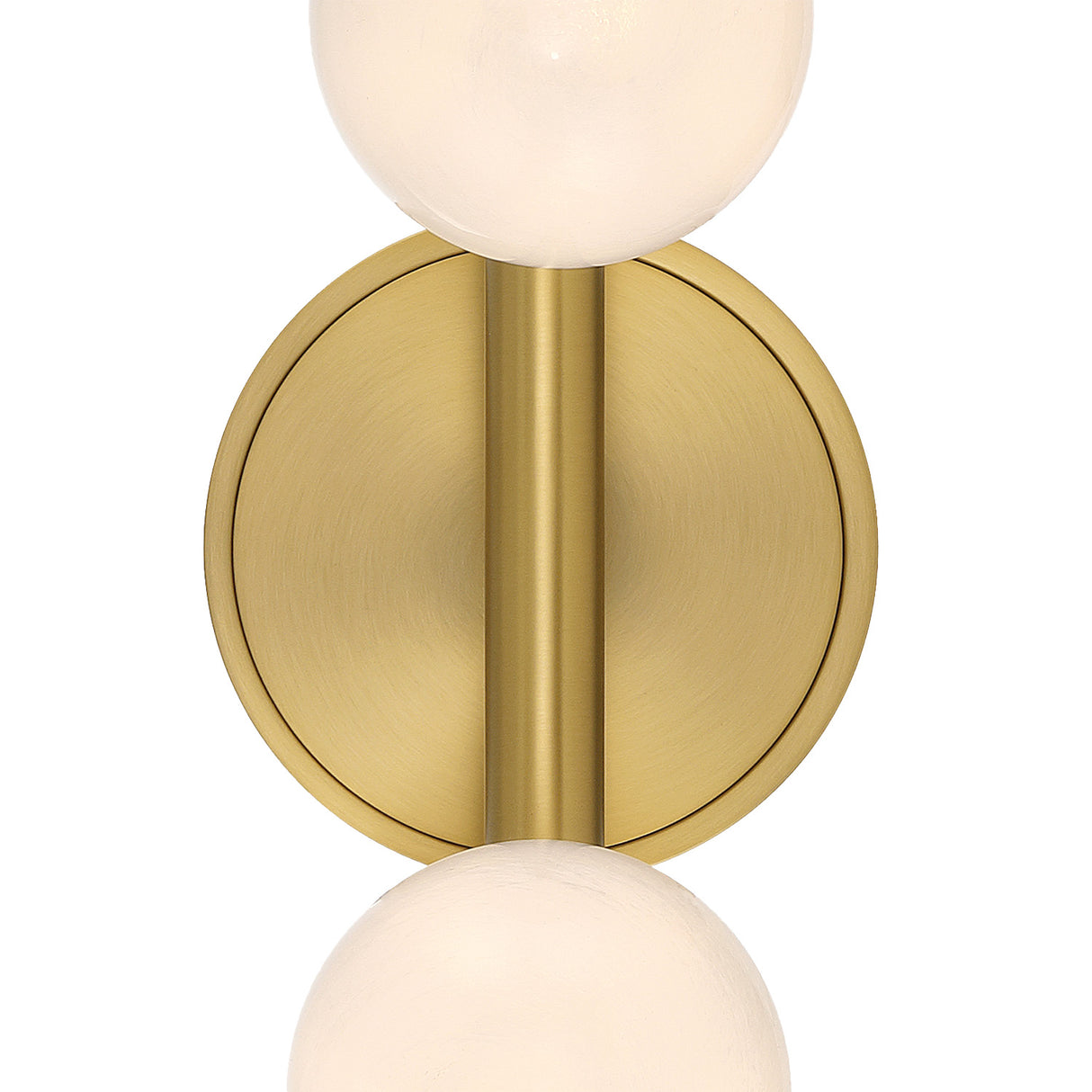 Ashton 4 Light Wall Sconce, Brass and Strie Glass