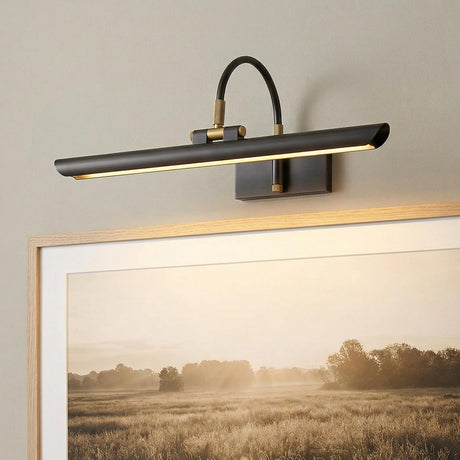 Carlin LED Picture Light 17", Old Bronze and Aged Brass