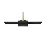 Carlin LED Picture Light 17", Old Bronze and Aged Brass