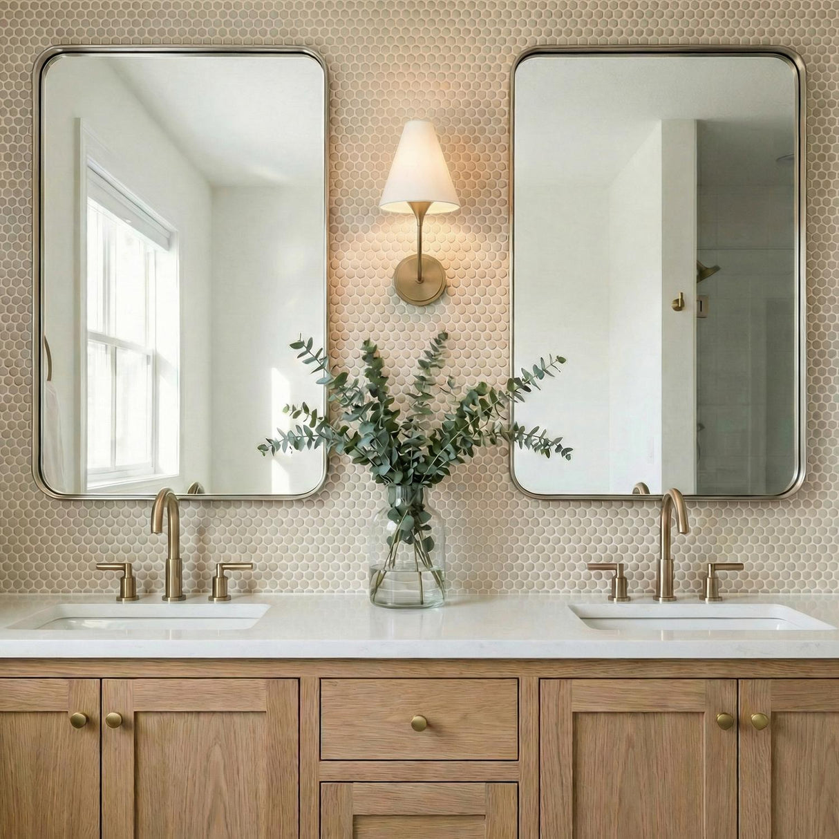 Yara Wall Sconce 20", Patina Brass