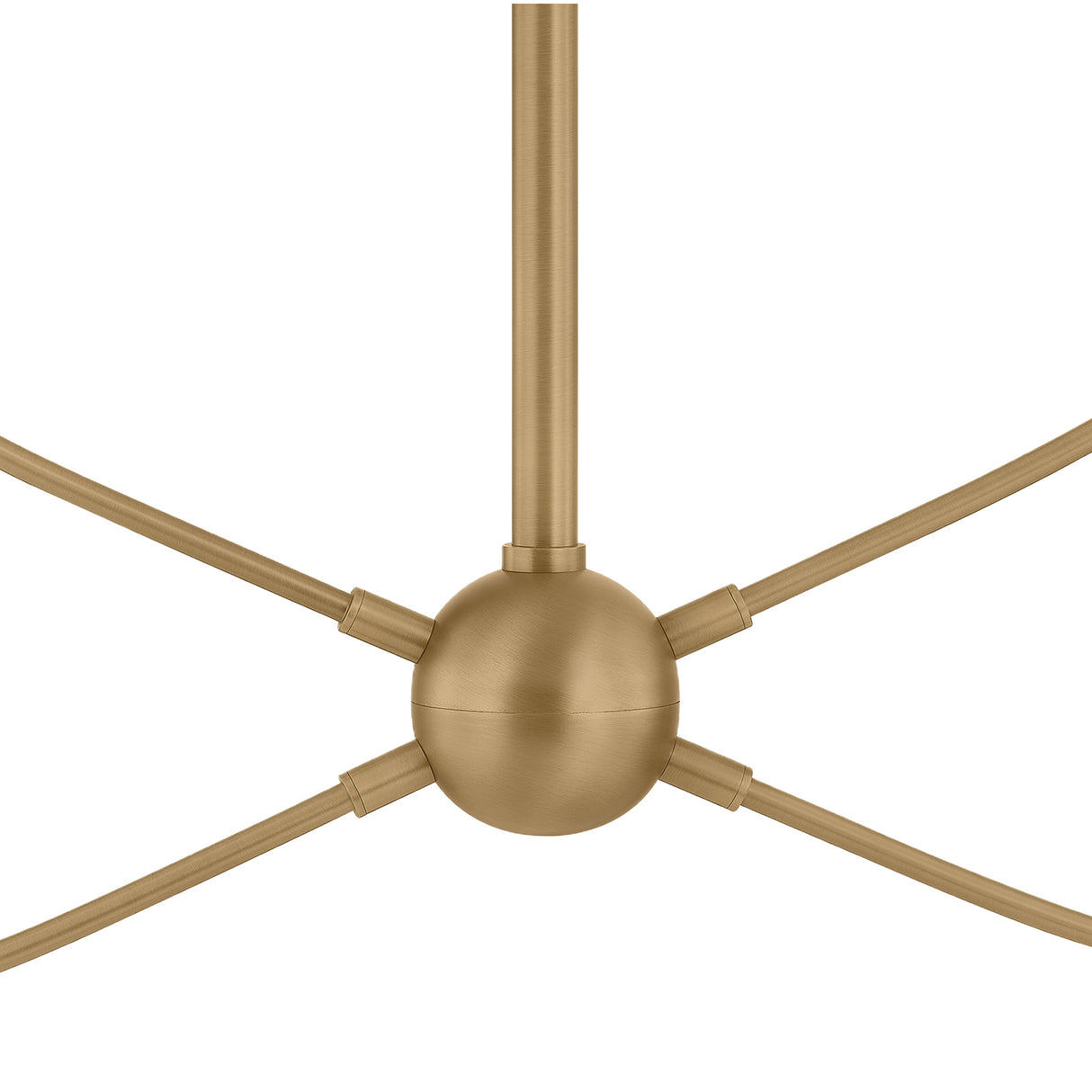 Yara 4 Light Linear Chandelier 48", Patina Brass