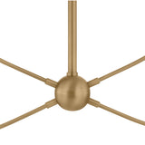 Yara 4 Light Linear Chandelier 48", Patina Brass