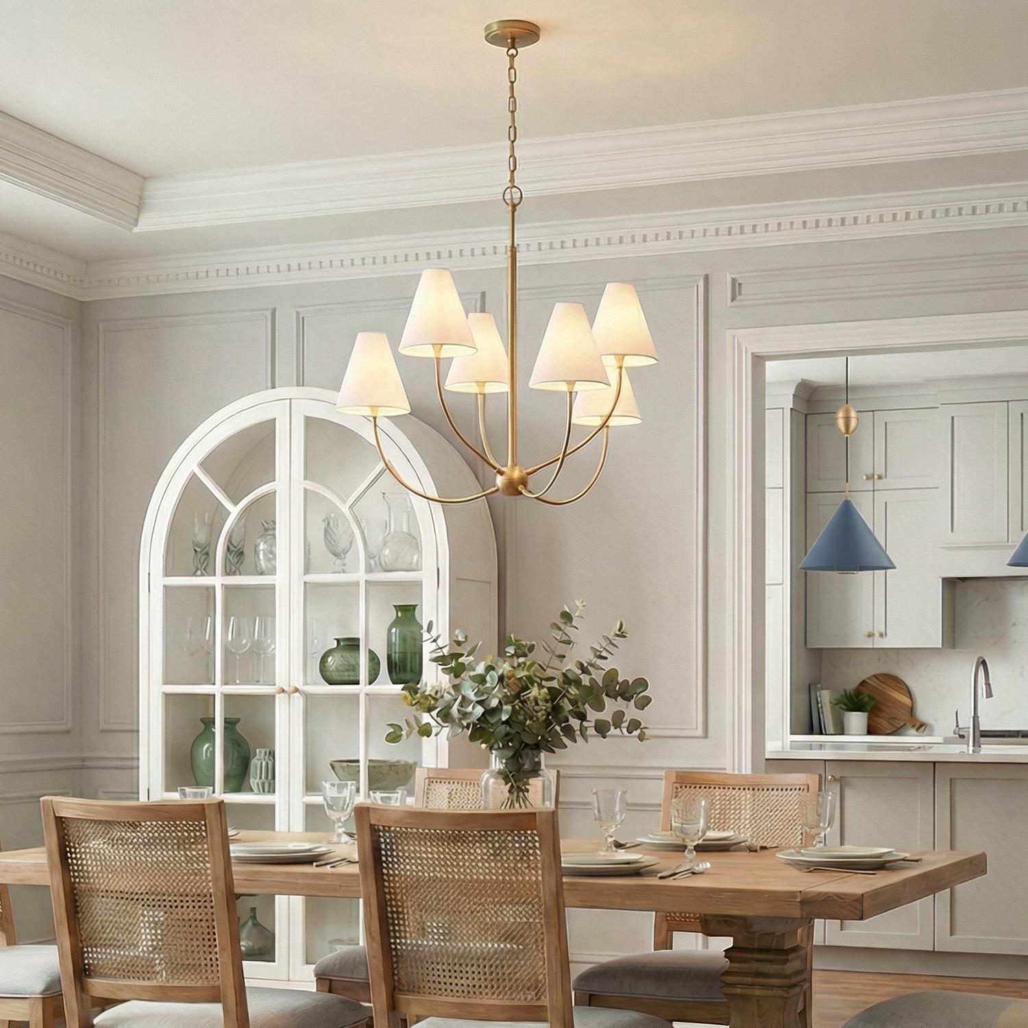 Yara 6 Light Chandelier 40