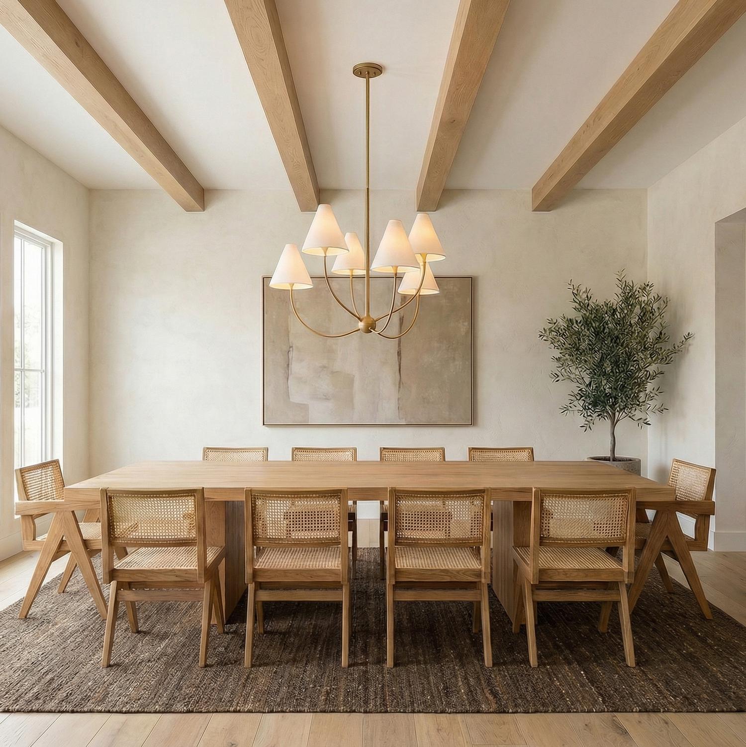Yara 6 Light Chandelier 40