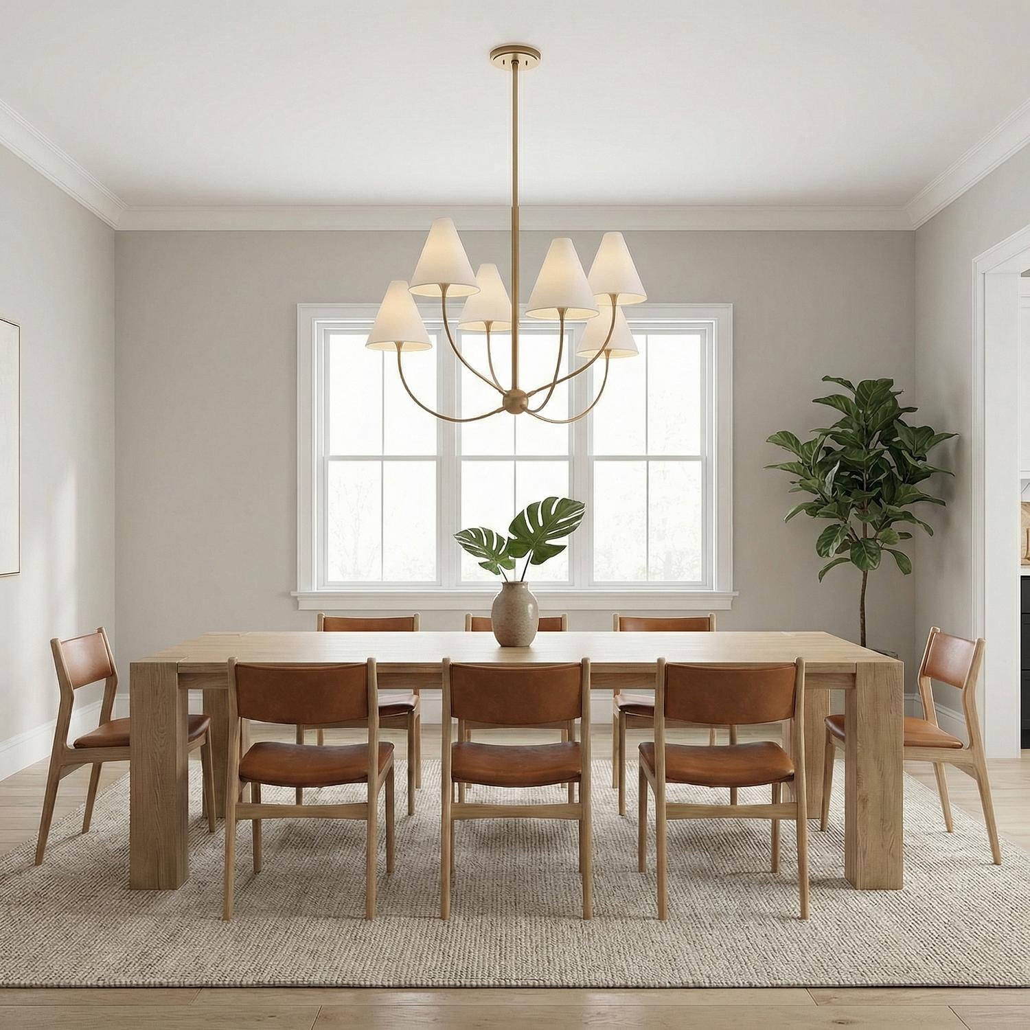 Yara 6 Light Chandelier 40