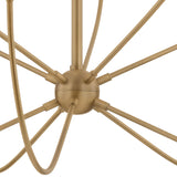 Yara 10 Light Chandelier 60", Patina Brass