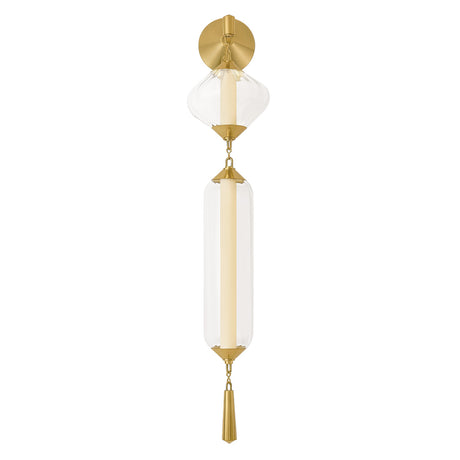 Reina LED Wall Sconce 42", Brass
